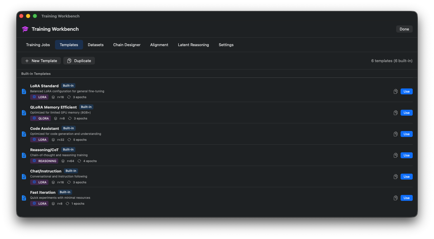 Training Workbench 3